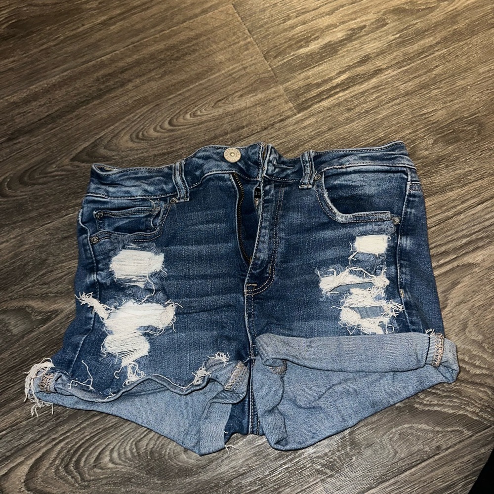 American Eagle Blue Denim Shorts